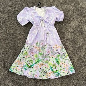 INC Femme Floral Printed Cutout Dress